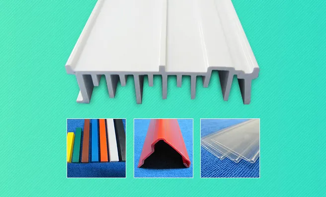 Plastic channels and profiles
